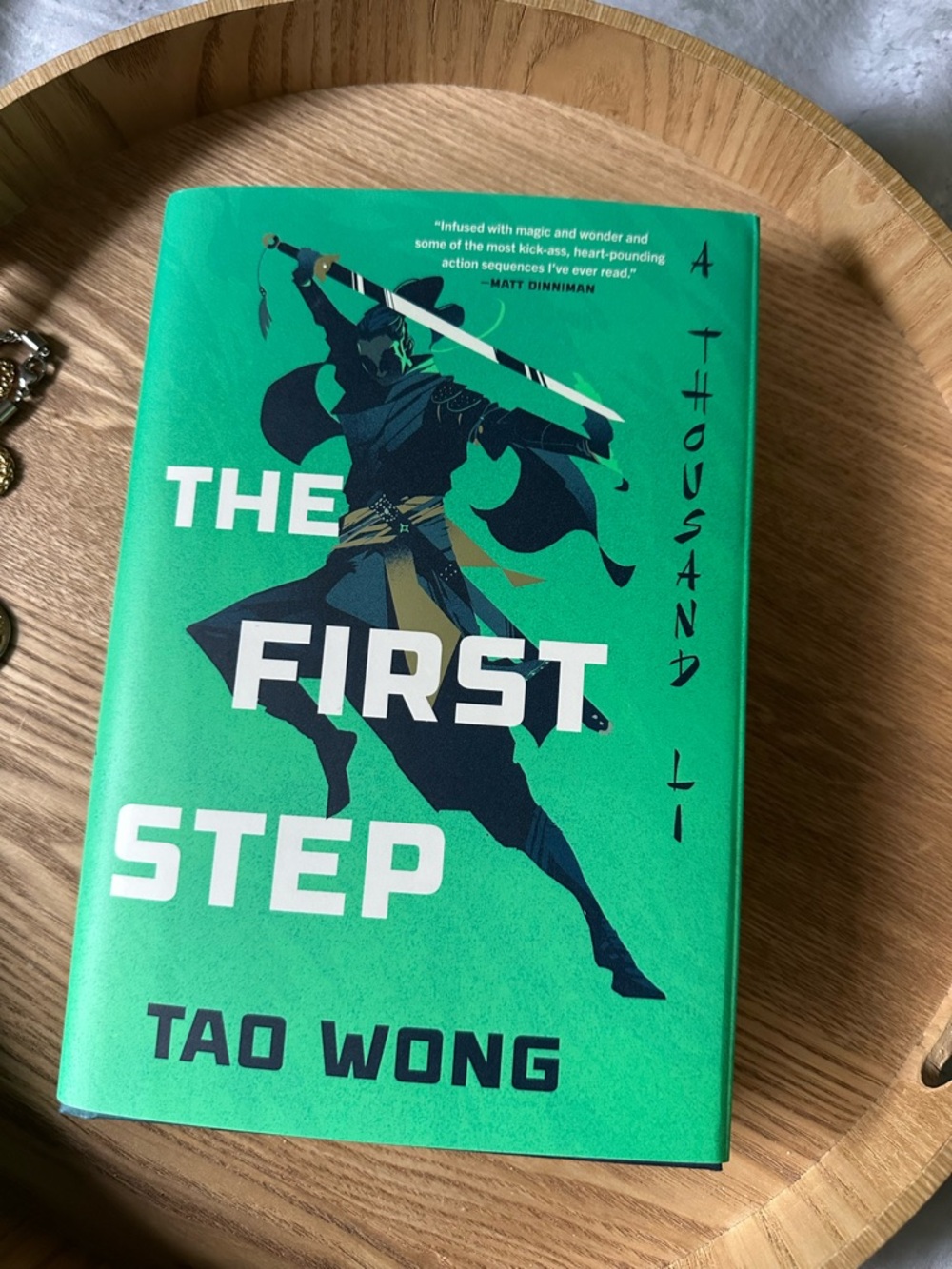 “The First Step” by Tao Wong - Green Hardcover